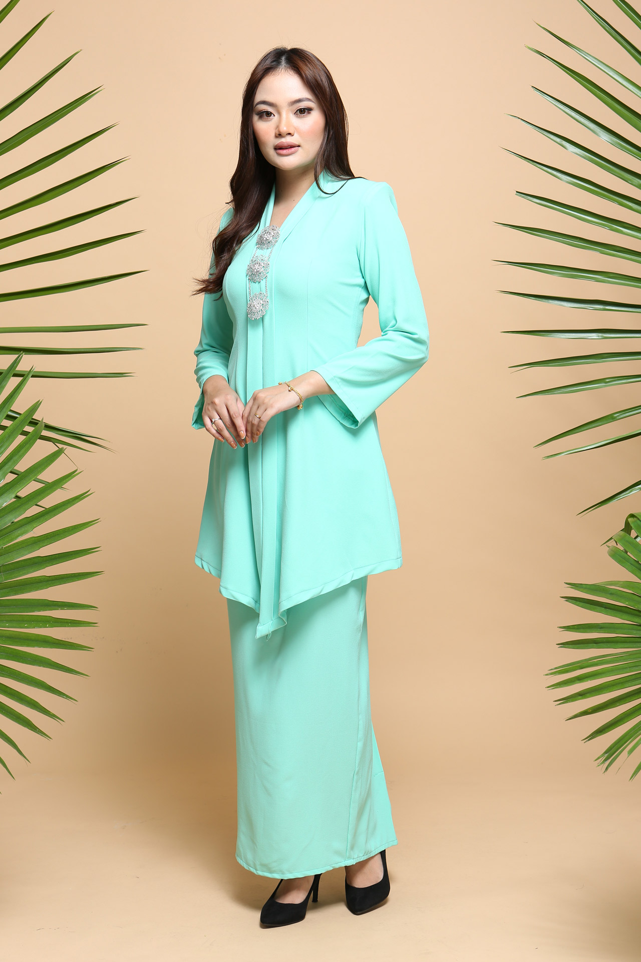 Jazlyn (Mint) | D'TENUN KLASIK BY ZIBELINE TEXTILE SDN BHD