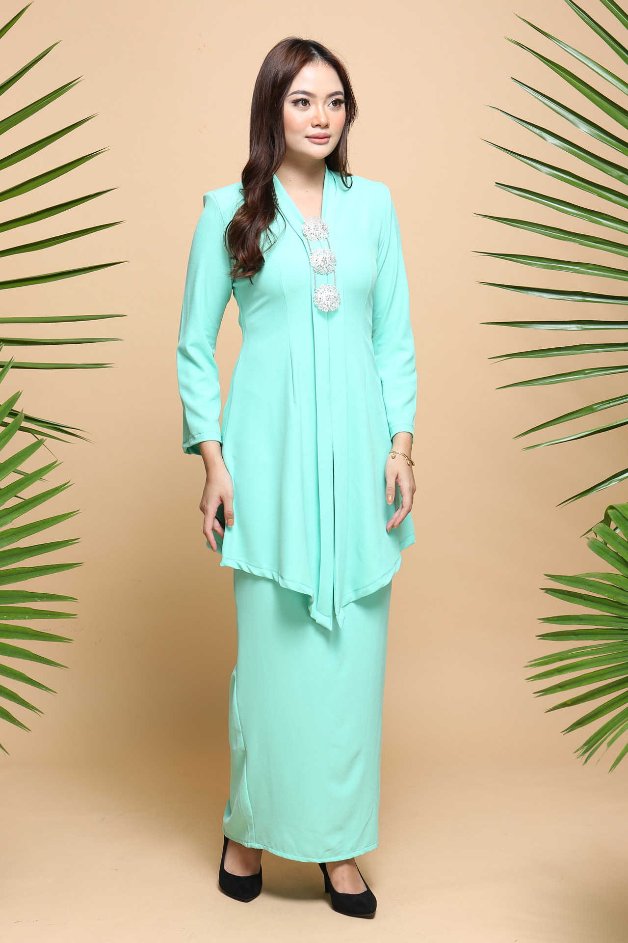 Jazlyn (Mint) | D'TENUN KLASIK BY ZIBELINE TEXTILE SDN BHD